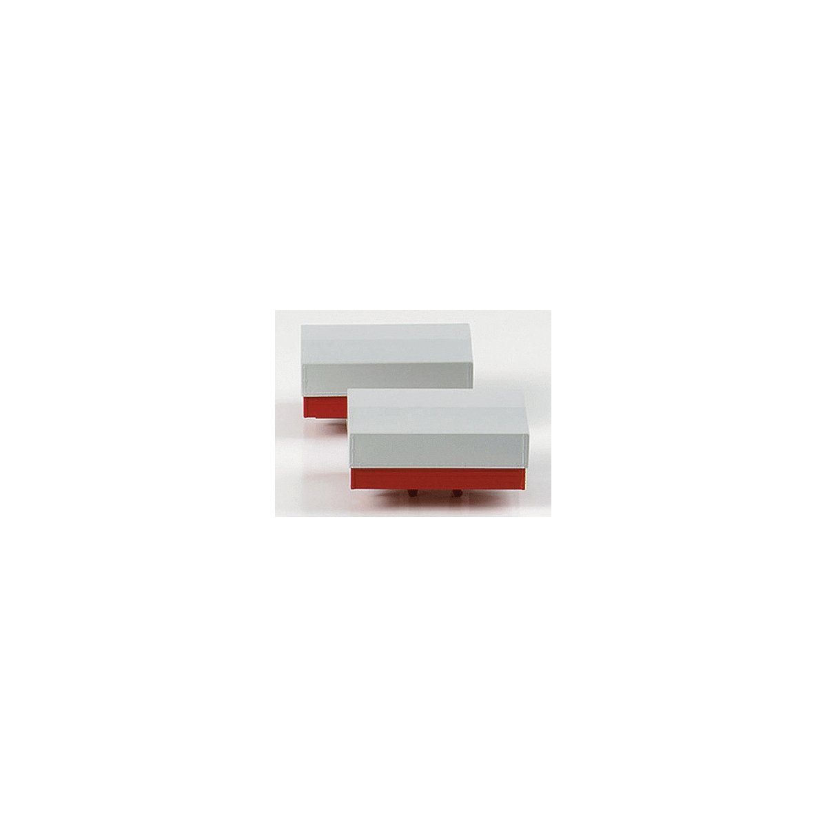 Truck Accessories -- Covered Flatbed Ballast Carrier for Heavy Tractor pkg(2), HO, Herpa Models 51828