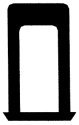 Standard Tall Diaphragms 1 Pair -- Black, HO, Hi-Tech Details 9201