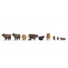 Highland Cattle -- pkg(9), HO, Noch Gmbh & Co 15728