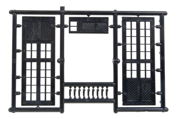 Super Detailing Accessories -- Large Double Shop Doors 3 Pairs, HO, Central Valley 1605