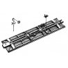 40′ Car Floors & Frames pkg(3), HO, Central Valley 1000