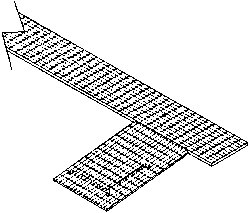 Styrene Roof Walks -- 2 Walks & 4 Laterals, HO, Cal Scale 491