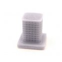 Residential Central Air-Style Unit Air Conditioner -- pkg(5), HO, All Scale Miniatures 870798