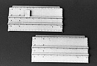 Gondola Parts -- Riveted Ends for GS Style pkg(2), HO, Detail Associates 6222