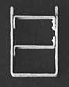 Passenger Car Steps -- Superliner Style pkg(8), HO, Detail Associates 6606