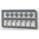 Outdoor Light & Bracket (Plastic, Nonworking pkg(24), HO, Tichy Train Group 8170