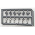 Outdoor Light & Bracket (Plastic, Nonworking pkg(24), HO, Tichy Train Group 8170