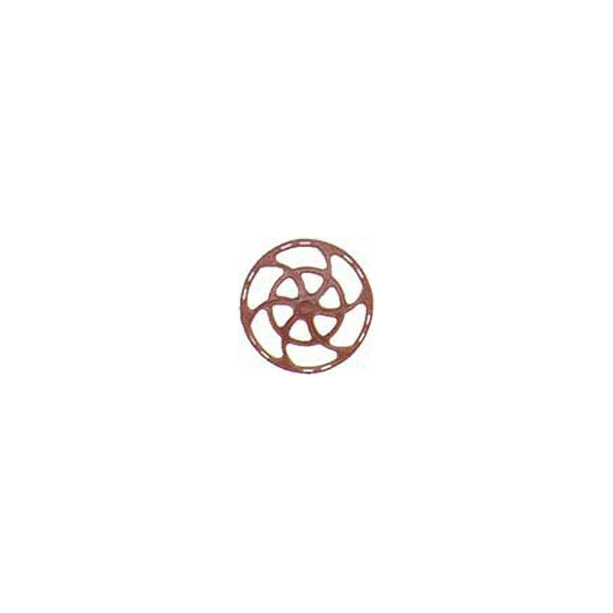 Equipco Type Brake Wheels pkg(8) -- Red Oxide, HO, Kadee Quality Products 2031