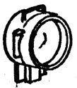 Parts for Budd Rail Diesel Cars (RDC) -- Door-Mounted Signal Lights 1 Pair, HO, Custom Finishing 341