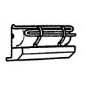 Extended Range Fuel and Air Reservoir Set -- for EMD SW-7 and NW-2 Switchers - One Side, HO, Custom Finishing 290