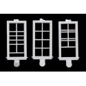 Windows -- 8-Pane, 28 x 64′ 71.1 x 163cm pkg(8), HO, Micro Engineering 80064