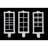 Windows -- 8-Pane, 28 x 64′ 71.1 x 163cm pkg(8), HO, Micro Engineering 80064