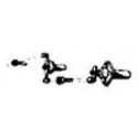 Throttles -- Front End w/Rods & Guides, HO, Cal Scale 268