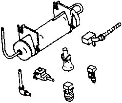 Air Tanks -- For 4- & 6-Axle GE Locomotives, HO, Details West 263