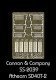 Engine Step Set (Photo-Etched Brass) -- For Athearn SD40T-2, HO, Cannon & Company 2029