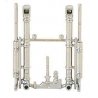 Heavy-Duty Exhaust System -- Chrome-Plated pkg(2), HO, Herpa Models 5425