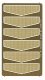 Anticlimber Safety Tread pkg(6) -- Fits 2107 & 2108 70/90-Series Anticlimber, Sold Separately, HO, Cannon & Company 2021