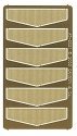Anticlimber Safety Tread pkg(6) -- Fits 2107 & 2108 70/90-Series Anticlimber, Sold Separately, HO, Cannon & Company 2021