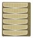 Anticlimber Safety Tread pkg(6) -- Fits 2102 Full-Width Anticlimber (Sold Separately), HO, Cannon & Company 2017