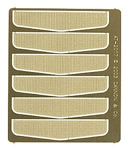 Anticlimber Safety Tread pkg(6) -- Fits 2102 Full-Width Anticlimber (Sold Separately), HO, Cannon & Company 2017