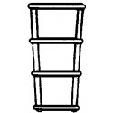 Ladder -- For Baldwin Shark, HO, Cal Scale 418