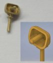 Hancock Electric Whistle Type 4700 -- Brass, HO, Cal Scale 190702