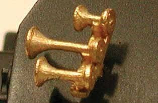 Nathan K3 K3LA 3-Chime Air Horn -- Lost Wax Brass Casting, HO, Cal Scale 643