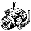 Alternator (Unpainted Brass Casting) -- For Passenger Cars, HO, Cal Scale 365