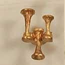 Air Horns (Unpainted Brass Casting) -- Nathan P3R4, HO, Cal Scale 550