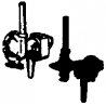 Steam Loco Electrical Generators (Brass Castings) -- Loco Light, HO, Cal Scale 213