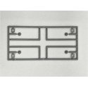 8′ Stovepipe with 90 Degree Bend with Flashing and Pointed Top -- pkg(4), HO, Tichy Train Group 8322