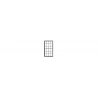 12-12 Double-Hung Masonry Window with Glazing and Shades -- 48 x 86` Scale (Fits .545 x .985` O, HO, Tichy Train Group 8307