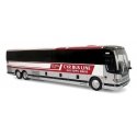 2022 Prevost H3-45 Coach - Assembled -- CYR Bus Tours (silver, black, red, white), HO, Iconic Replicas 870476