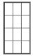 12-Pane Masonry Window with Precut Glazing -- Scale 64 x 126′ 162 x 320cm pkg(4), O, Tichy Train Group 2089