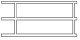 Styrene - Handrails pkg(2) -- 7/16 x 6` Long (3/4` Between Posts), All Scales, Plastruct Inc 90682