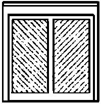 Doors -- Freight pkg(4), N, Alexander Scale 2499