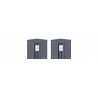 Wood Caboosee-Work Car Ends -- 1 Pair, HO, Tichy Train Group 3087