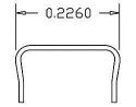 Grab Irons pkg(12) -- .012′ .03cm, HO, Cal Scale 506