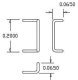 Grab Irons (.012′ Wire) -- Drop Style pkg(20), HO, Cal Scale 509