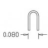 `U` Bolts pkg(20 .012` Wire) -- Large, HO, Cal Scale 513