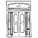 Double Door w/Sidelight & Transom -- 89-1/2 x 130′, HO, Grandt Line Products Inc 5149