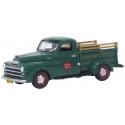 1948 Dodge B-1B Pickup Truck - Assembled -- Railway Express Agency (green, red), HO, Oxford Diecast 87DP48004