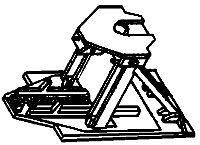 Hitches -- ACF Model 5, Rigid-Wrench Operated Retractable pkg(2), HO, Details West 1013