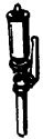Steam Locomotive Whistle (Brass Casting) -- Large Modern Type, HO, Cal Scale 250
