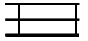 Styrene - Handrails pkg(2) -- 3-5/8′ Long, All Scales, Plastruct Inc 90681