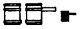 Stake Pockets w/Single U-Bolt -- Plastic pkg(24), HO, Grandt Line Products Inc 5012