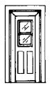 Door -- DRGW Coach Ends, HO, Grandt Line Products Inc 5070