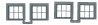 Windows -- Single-Sash, 6-Light 30 x 28′ pkg(4), O, Grandt Line Products Inc 3761
