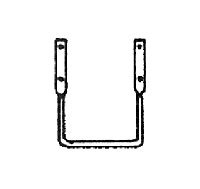 Freight Car Stirrup Steps -- Black, O, Grandt Line Products Inc 83