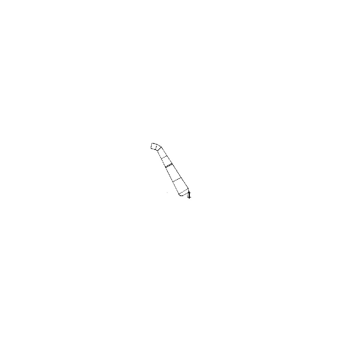 Water Tank Spout Set, HO, Grandt Line Products Inc 5054